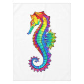 Rainbow Polygonal Seahorse Tafelkleed (Voorkant)