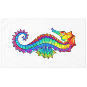 Rainbow Polygonal Seahorse Tafelkleed (Voorkant (Horizontaal))