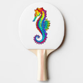 Rainbow Polygonal Seahorse Tafeltennisbatje (Achterkant)