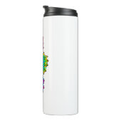 Rainbow Polygonal Seahorse Thermosbeker (Geroteerd rechts)