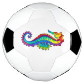 Rainbow Polygonal Seahorse Voetbal (Gedraaid)