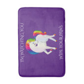 Rainbow pony veeg je poten badmat af (Voorkant Verticaal)