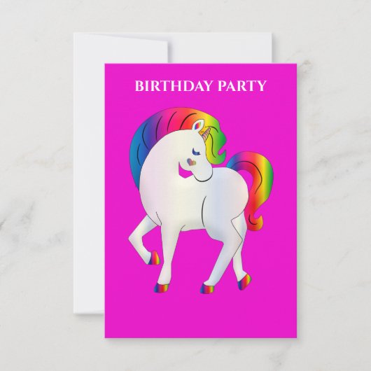 "RAINBOW PONY"-VERZOEKEN OP DE TWEEDE DAG. (Voorkant)