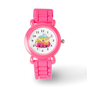 Rainbow Poo Emoji Watch Horloge