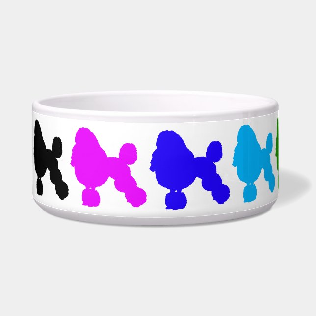 Rainbow Poodles Pet Bowl Voerbakje (Links)