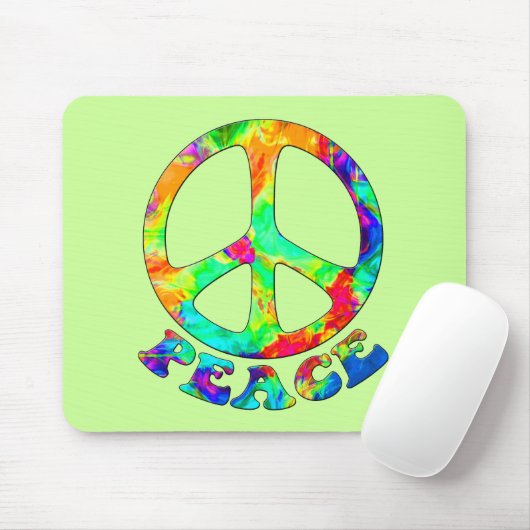 Rainbow Pool Peace Mousepad Muismat (Met muis)
