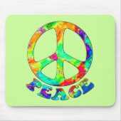 Rainbow Pool Peace Mousepad Muismat (Voorkant)