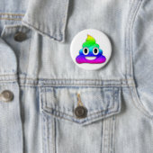 Rainbow Poop Emoji Button (In situ)