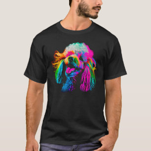Rainbow Pop Art Speelgoed Poedel Designer T-shirt