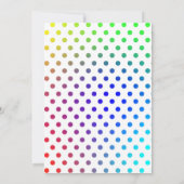 Rainbow Pop Fidget Bubble Birthday Party Kaart (Achterkant)