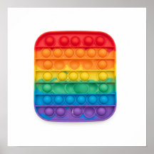 Rainbow Pop-It Fidget