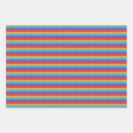 Rainbow Pop It Fidget Speelgoed Pattern Inpakpapier Vel