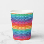 Rainbow Pop It Fidget Speelgoed Pattern Papieren Bekers (Links)
