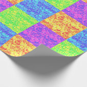 Rainbow pop, kunstborrelen cadeaupapier (Hoek)