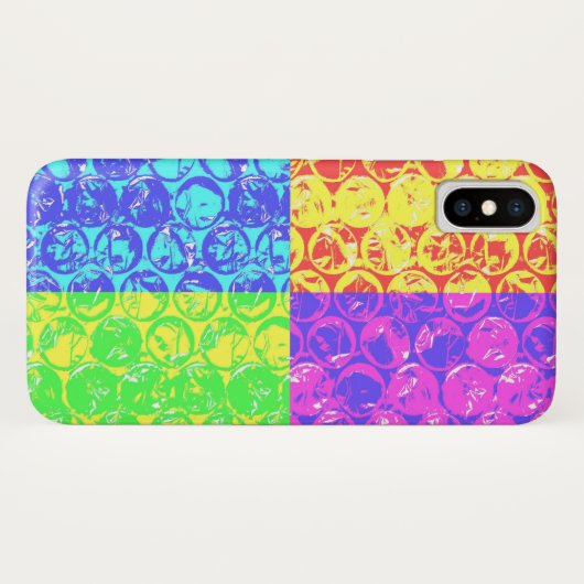Rainbow pop, kunstborrelen Case-Mate iPhone case (Achterkant (horizontaal))