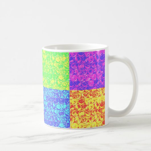 Rainbow pop, kunstborrelen koffiemok (Rechts)