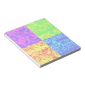 Rainbow pop, kunstborrelen notitieblok (Schuin)