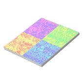 Rainbow pop, kunstborrelen notitieblok (Linkerzijde)