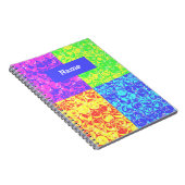 Rainbow pop, kunstborrelen notitieboek (Rechterzijde)