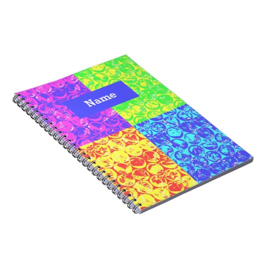 Rainbow pop, kunstborrelen notitieboek (Rechterzijde)