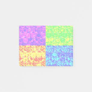 Rainbow pop, kunstborrelen post-it® notes