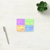 Rainbow pop, kunstborrelen post-it® notes (Kantoor)