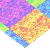 Rainbow pop, kunstborrelen tafelkleed (Gekanteld)