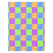 Rainbow pop, kunstborrelen tafelkleed (Voorkant)