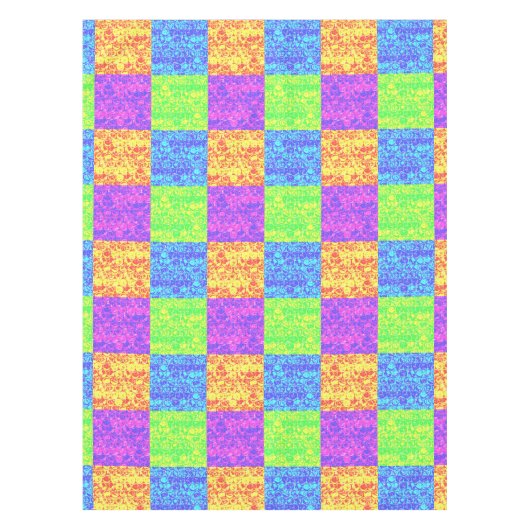 Rainbow pop, kunstborrelen tafelkleed (Voorkant)
