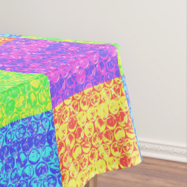 Rainbow pop, kunstborrelen tafelkleed