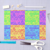 Rainbow pop, kunstborrelen tissuepapier (Craft)