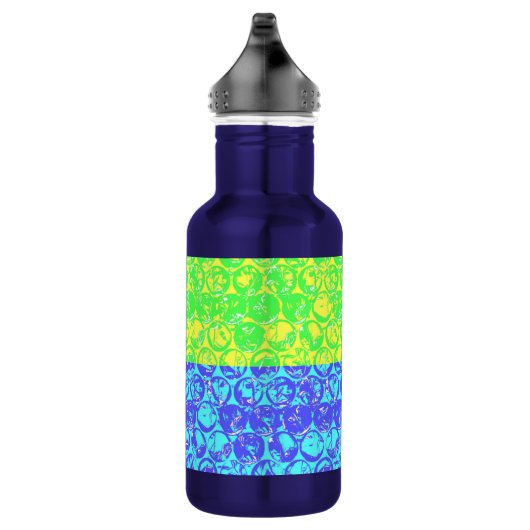 Rainbow pop, kunstborrelen waterfles  (Rechts)