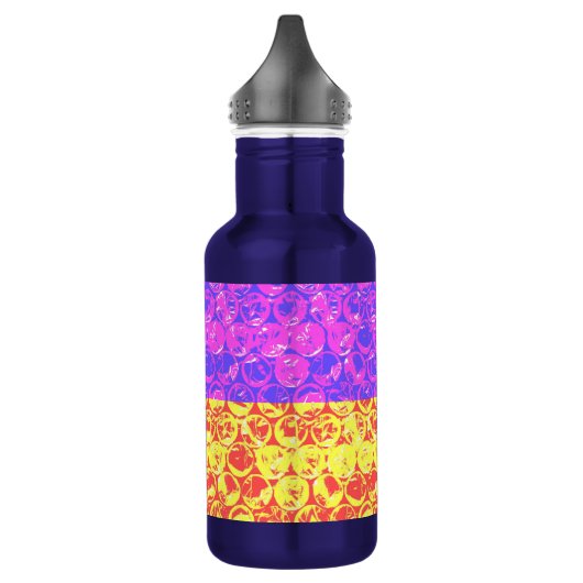 Rainbow pop, kunstborrelen waterfles  (Links)