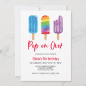 Rainbow-Pop op over de dag van de geboorte Kaart (Voorkant)