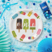 Rainbow Pop Verjaardag 1e Verjaardag Papieren Bordje (Feest)