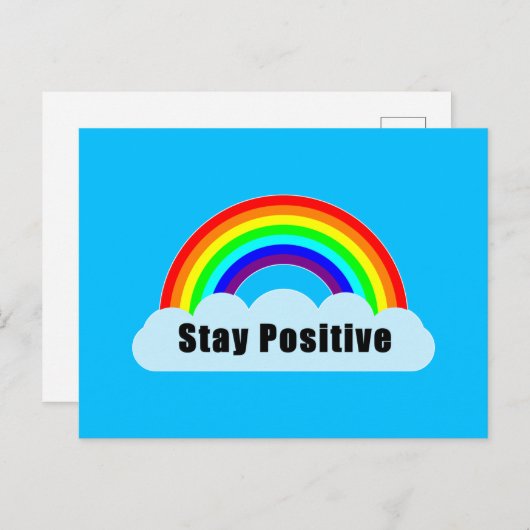 RAINBOW - Positief blijven Briefkaart (Voorkant / Achterkant)