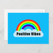 RAINBOW - Positieve Vibes Briefkaart (Voorkant / Achterkant)