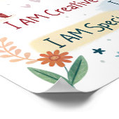 Rainbow Positive Affirmations Poster for Kids (Hoek)