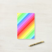 Rainbow Post Het merkt op Post-it® Notes (Op bureau)