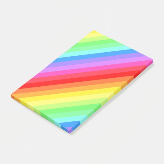 Rainbow Post Het merkt op Post-it® Notes (Schuin)