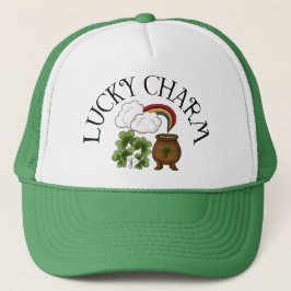 Rainbow Pot of Gold Lucky Charm Trucker Pet