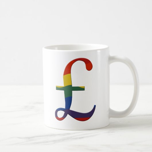 Rainbow pound koffiemok (Rechts)