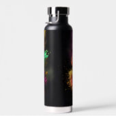 Rainbow Powder Blast op zwart Waterfles (Rechts)