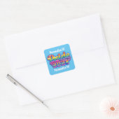Rainbow Pride 2023 Vierkante Sticker (Envelop)