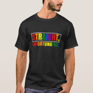Rainbow Pride Ally LGBT hetero helaas T-shirt