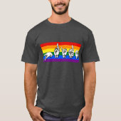 Rainbow Pride Amerikaanse gebarentaal LGBTQ+ T-shirt (Voorkant)