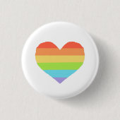Rainbow Pride Badge Ronde Button 3,2 Cm (Voorkant)