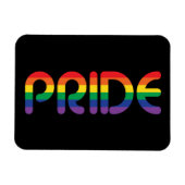 Rainbow Pride-ballonbrieven Magneet (Horizontaal)