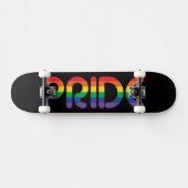 Rainbow Pride-ballonbrieven Persoonlijk Skateboard (Horizontaal)