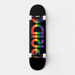 Rainbow Pride-ballonbrieven Persoonlijk Skateboard